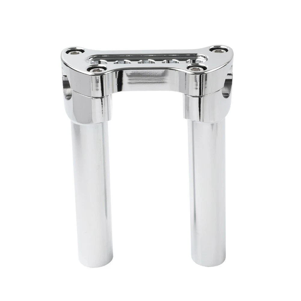 6.5" Handlebar Riser 5-Hole Top Clamp for Harley Softail Dyna Sportster (No Years) Chrome