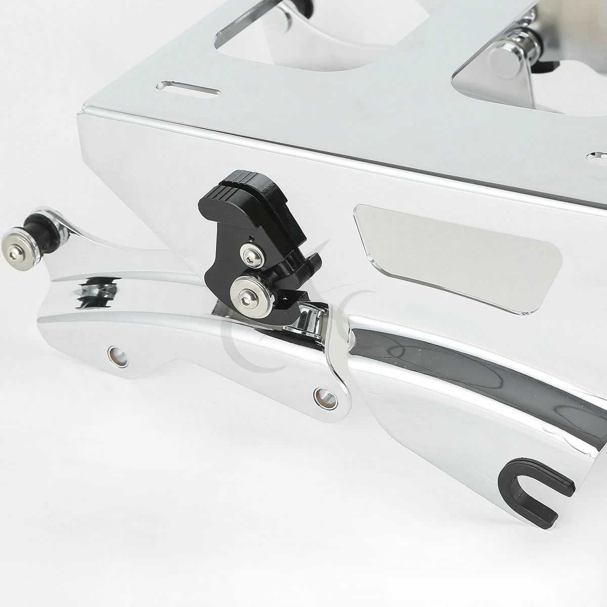 Chrome Solo Mount Rack Docking Hardware Kit for Harley Touring (2014–2026)