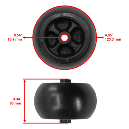 Deck Wheel Replacement for John Deere 647A 648M 648R 652B 652E (54-72 inch)