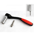 3-Piece Reversible 72 Tooth Ratchet Wrench Set with Rubber Handle