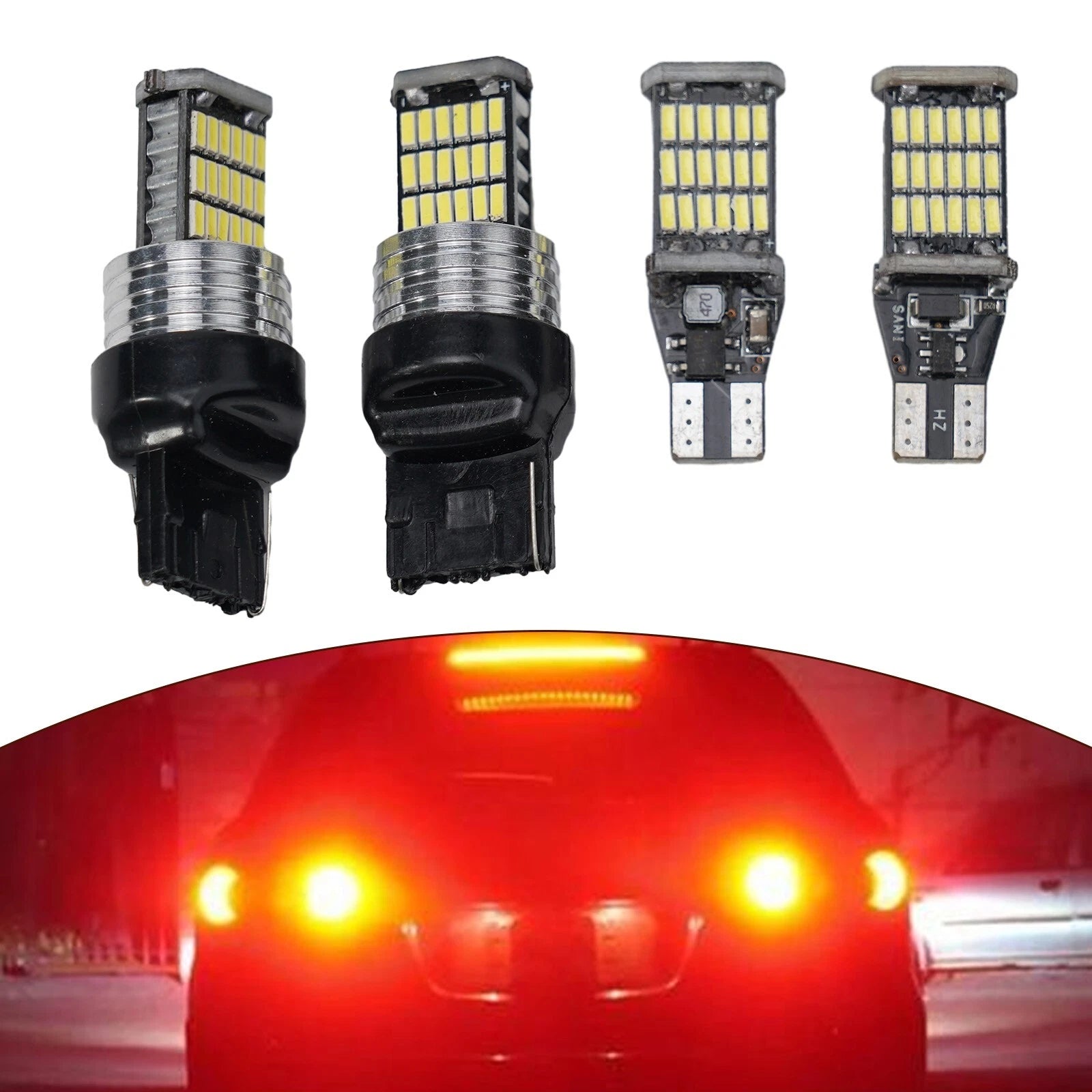 4X LED Backup Reverse Light Bulbs for