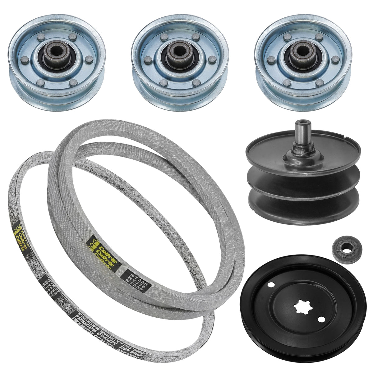 Drive Pulley and Belt Replacement for White Outdoor LT1800 LT1855 (2002–2006)