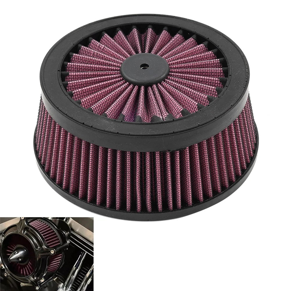 Red Air Cleaner Filter Element Replacement For Harley Sportster XL883 1991-2020
