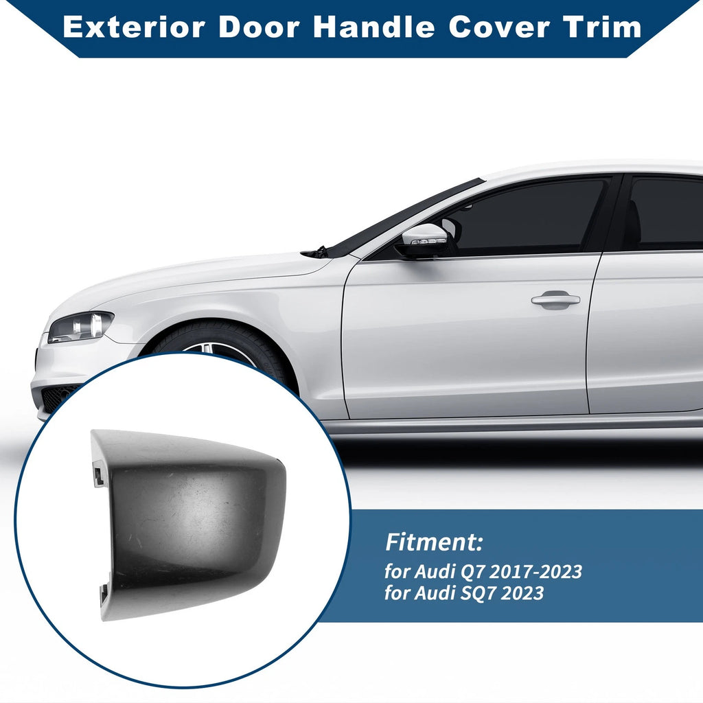 Exterior Door Handle Cover Trim Replacement for Audi Q7 (2017–2023)