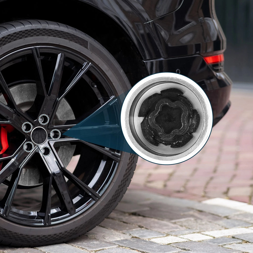 Wheel Lock Lug Nut Set with Protector Socket for BMW Wheel Lock (1 Set)