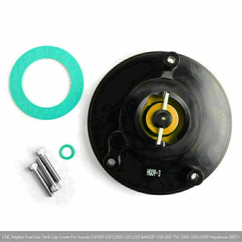 CNC Keyless Fuel Gas Tank Cap for Suzuki GSX650F/1250F/1300R Hayabusa (2007–2018)