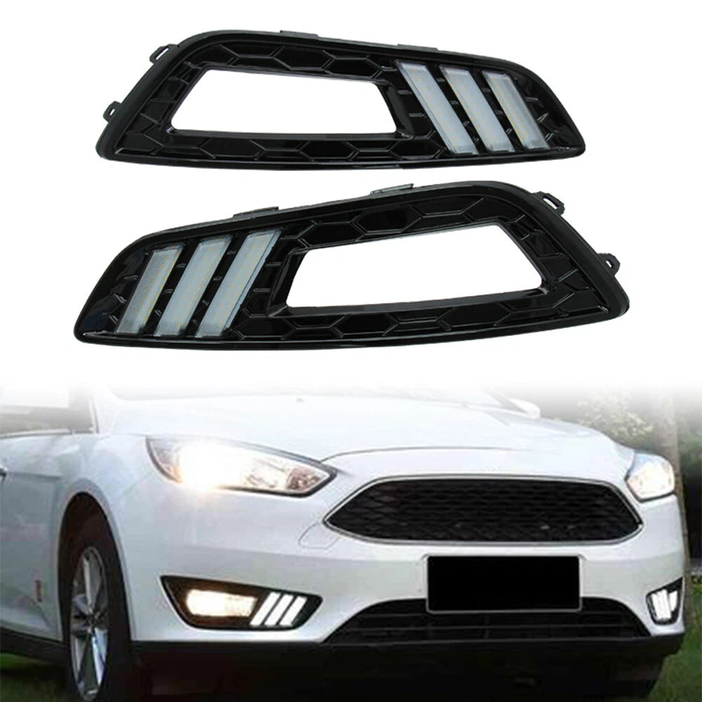 LED Daytime Running Lights DRL Tri-Color for Ford Focus (2015–2016)