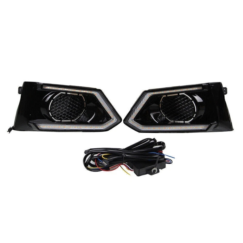 2X LED Daytime Running Lights DRL Amber White for Nissan Altima (2019–2020)