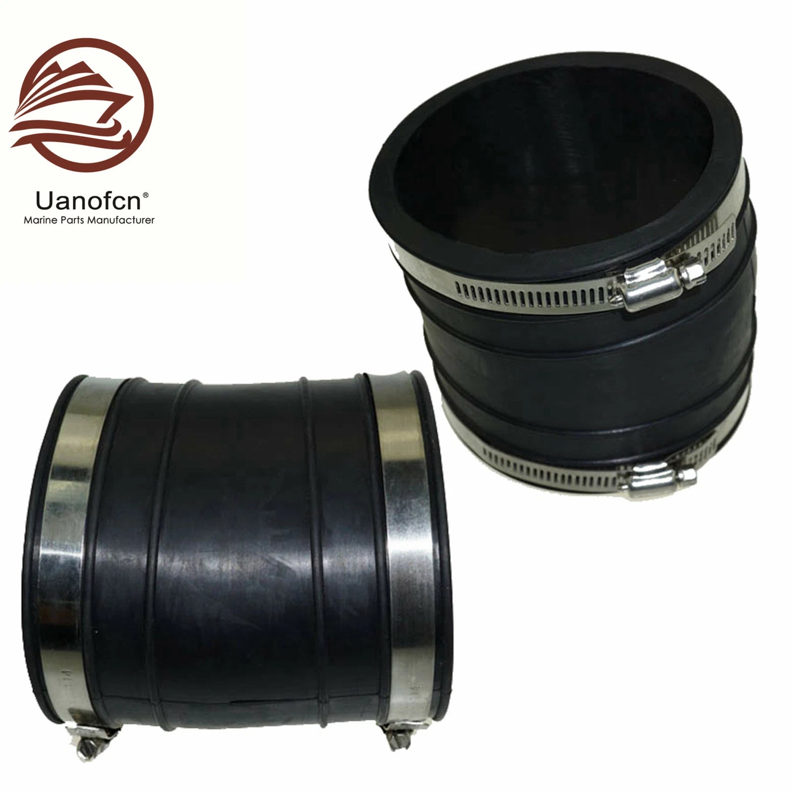 2X 4 Inch Exhaust Bellows for Mercruiser (32-14358001, 32-14358T)