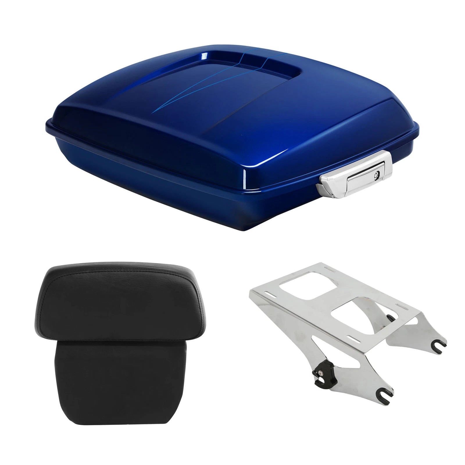 Razor Trunk Backrest Pad Mount Rack for Harley Touring (2014–2026)