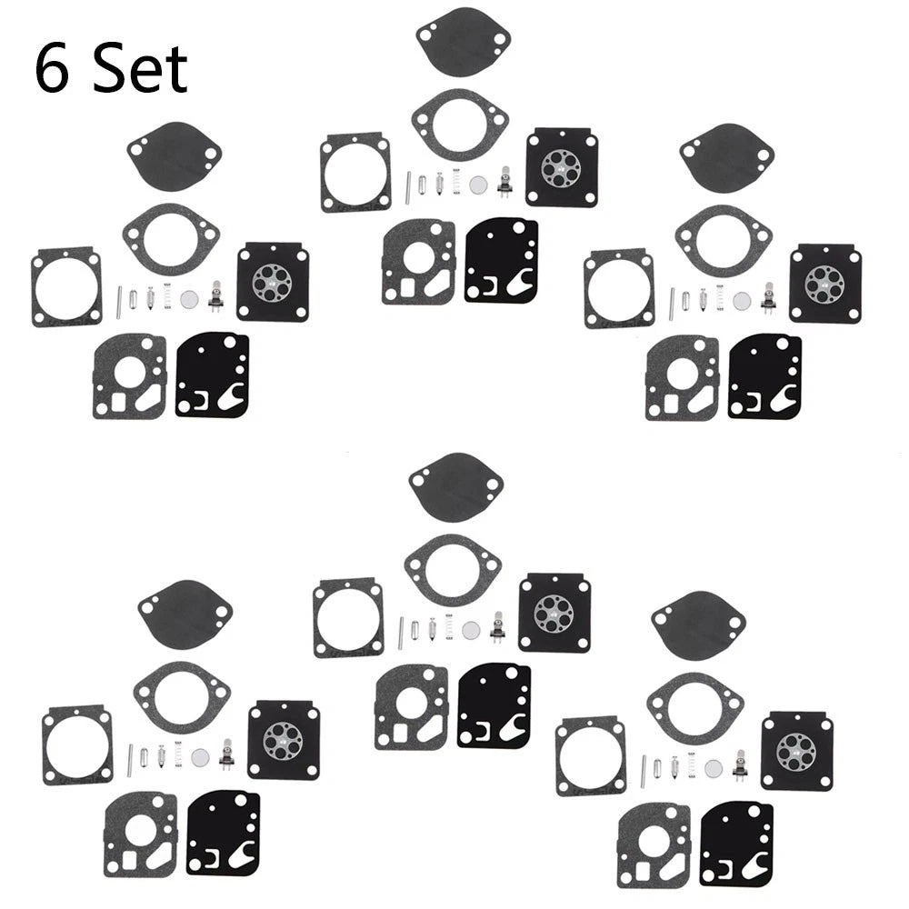 Set of 6 Carburetor Repair Rebuild Kits for STIHL BR500 BR550 BR600 (RB-134)