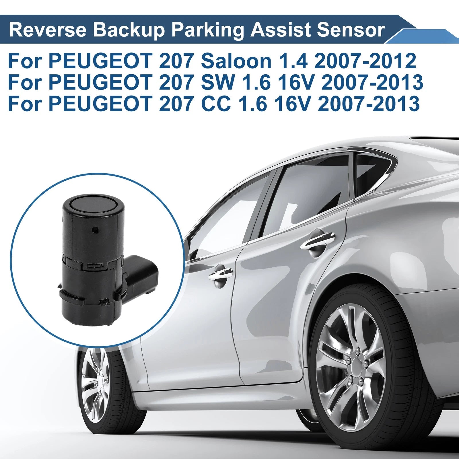 Reverse Backup Parking Sensor No.9653849080 for Peugeot 207 Saloon (2006–2014)