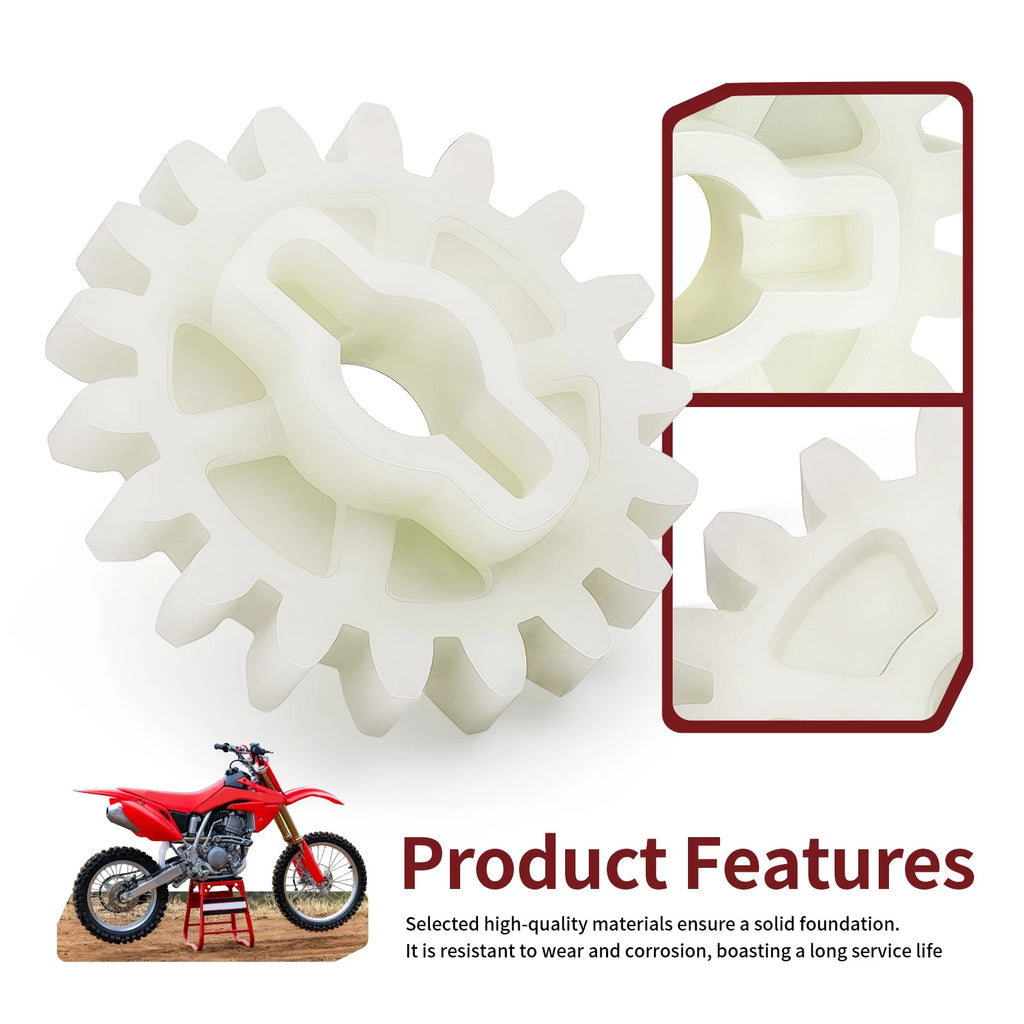 2 Oil Pump Driven Gears for Honda CRF250R (2004–2009) CRF250X (2004–2017) 15133-KRN-670