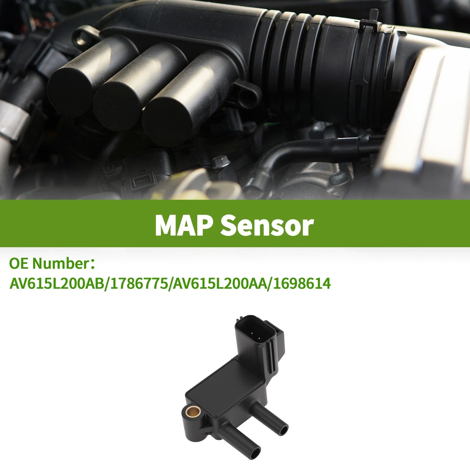 MAP Sensor for Ford C-MAX II (2015–2019) No.AV615L200AB