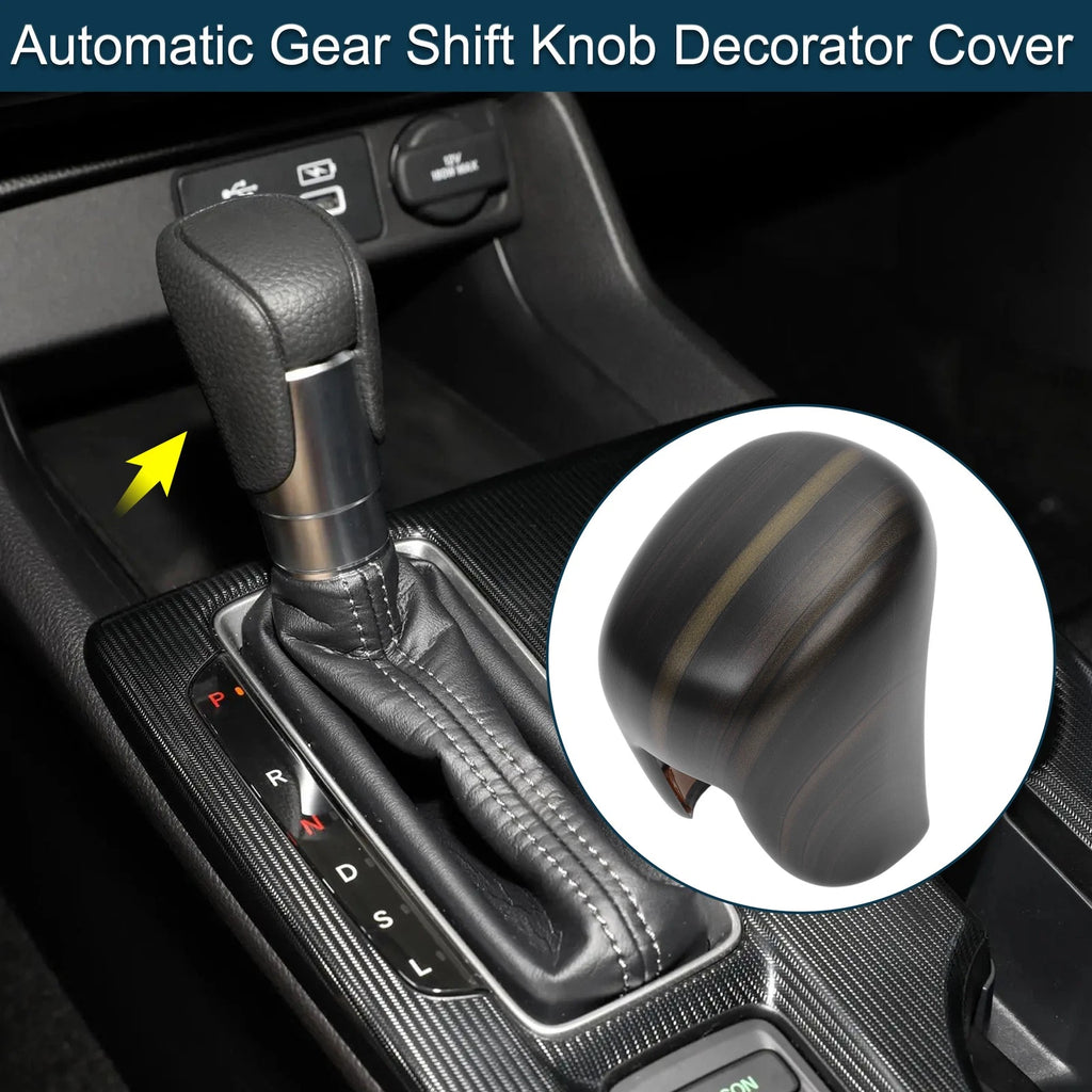 Automatic Gear Shift Knob Cover for Honda Civic (2022–2025) Black