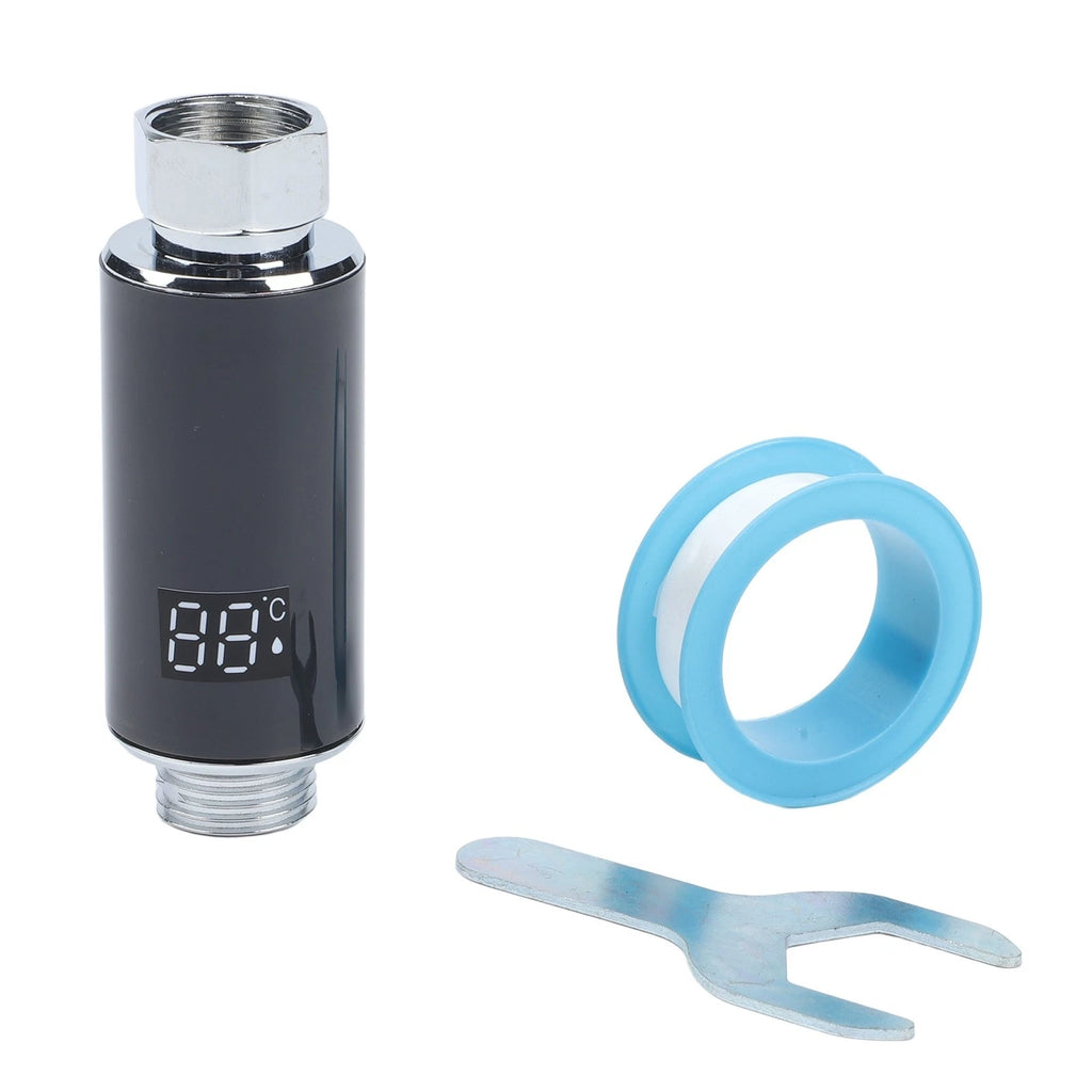 LED Water Temperature Display Shower Head for Universal Fit