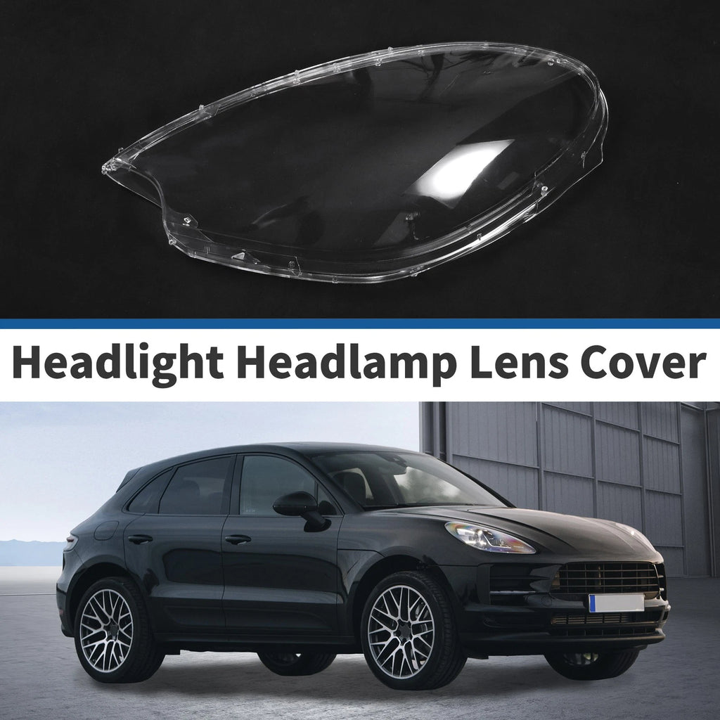 Headlight Lens Cover for Porsche Macan (2014–2018) PC Clear