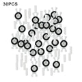 30 Pcs Push Pin Rivet Trim Fastener Clips for
