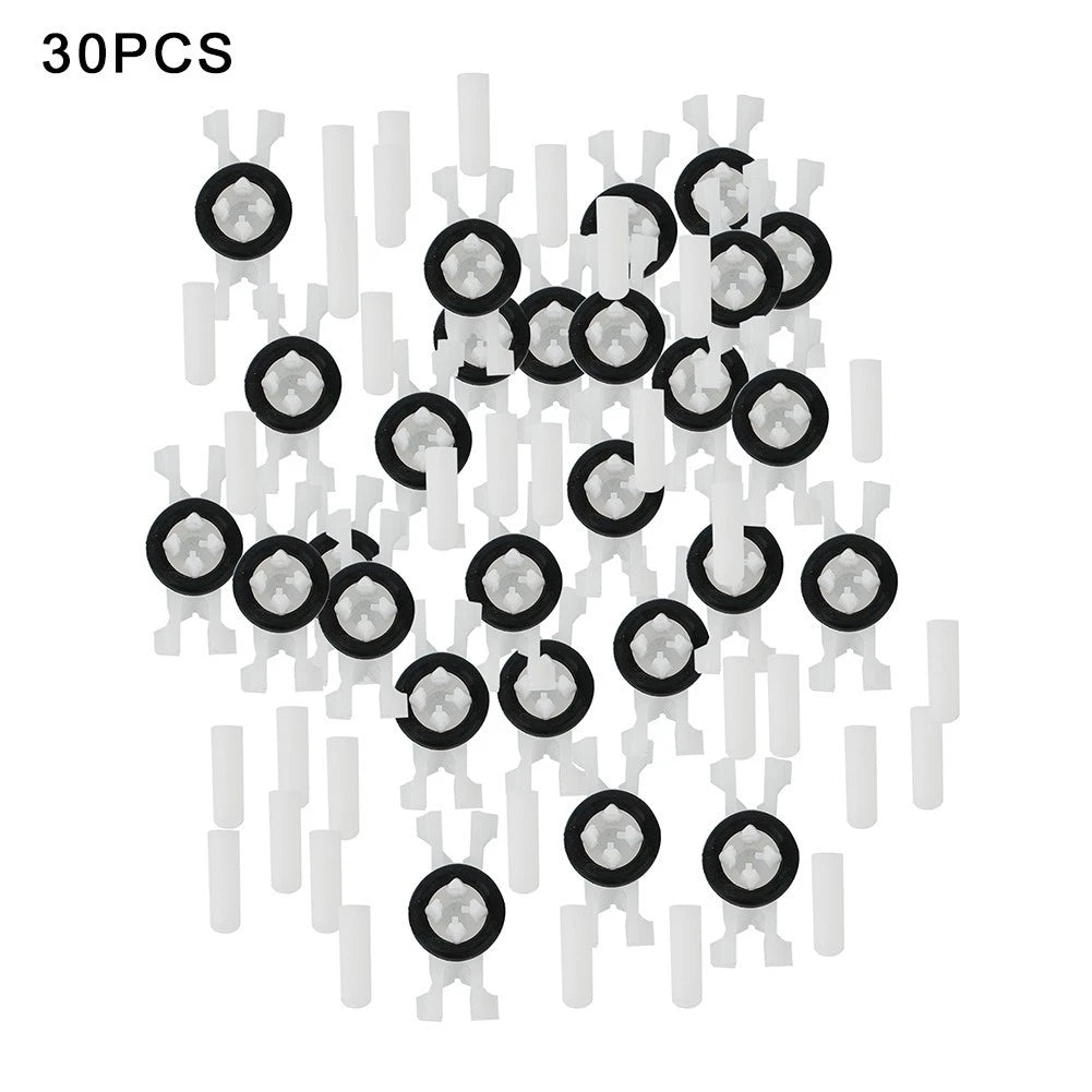 30 Pcs Push Pin Rivet Trim Fastener Clips for