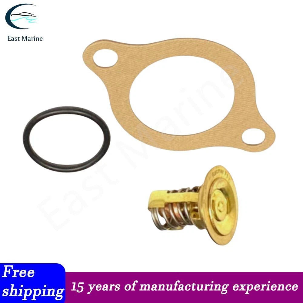 Thermostat Kit for Volvo Penta 4.3 5.0 5.7 350 V6 V8 (1996–2021) 18-3677 3856961 383307