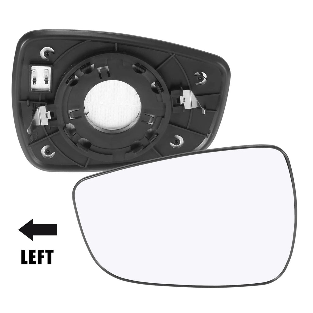 Heated Mirror Glass Left Driver Side w Backing for Hyundai Elantra (2011–2013)