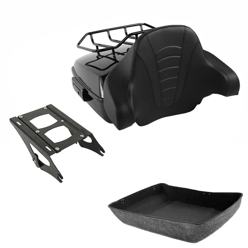 Chopped Trunk Backrest Mount for Harley Touring Road Glide (2014–2026)