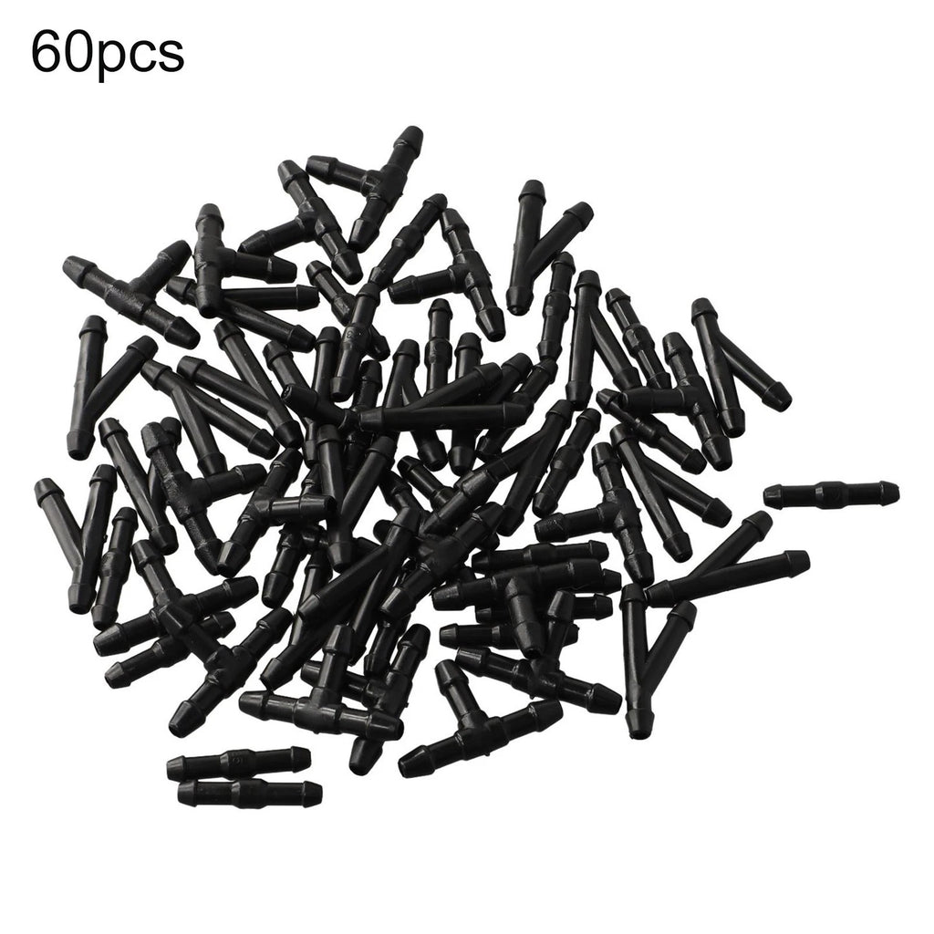 60pcs Windscreen Connector Hose Adapter for