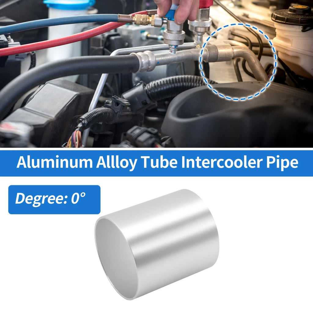 2.76" OD Intercooler Pipe for - Brushed Silver Tone