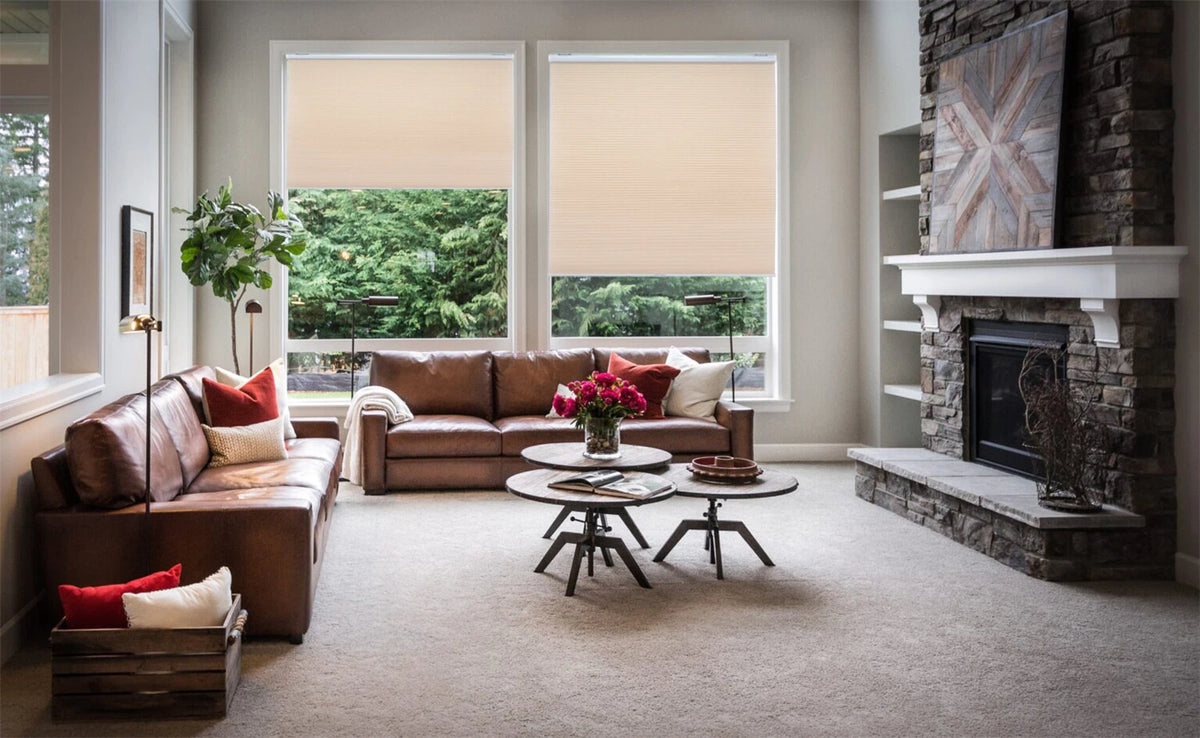 Cordless Cellular Shades 48" W x 72" H for Window Blinds