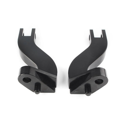 2X Passenger Rear Foot Peg Mount Kits for Harley Davidson Touring FLHT (1993–2016)