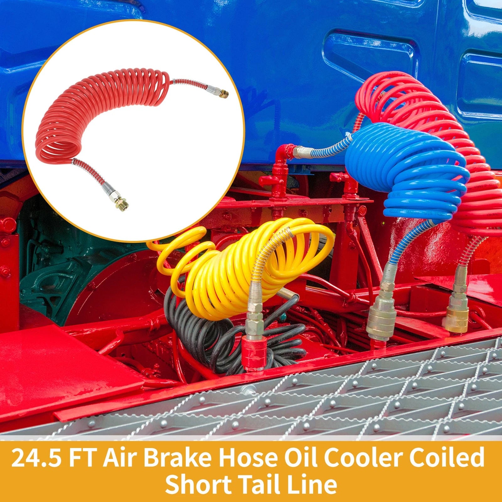 Air Brake Hose for 25 Circle (Nylon, Iron)