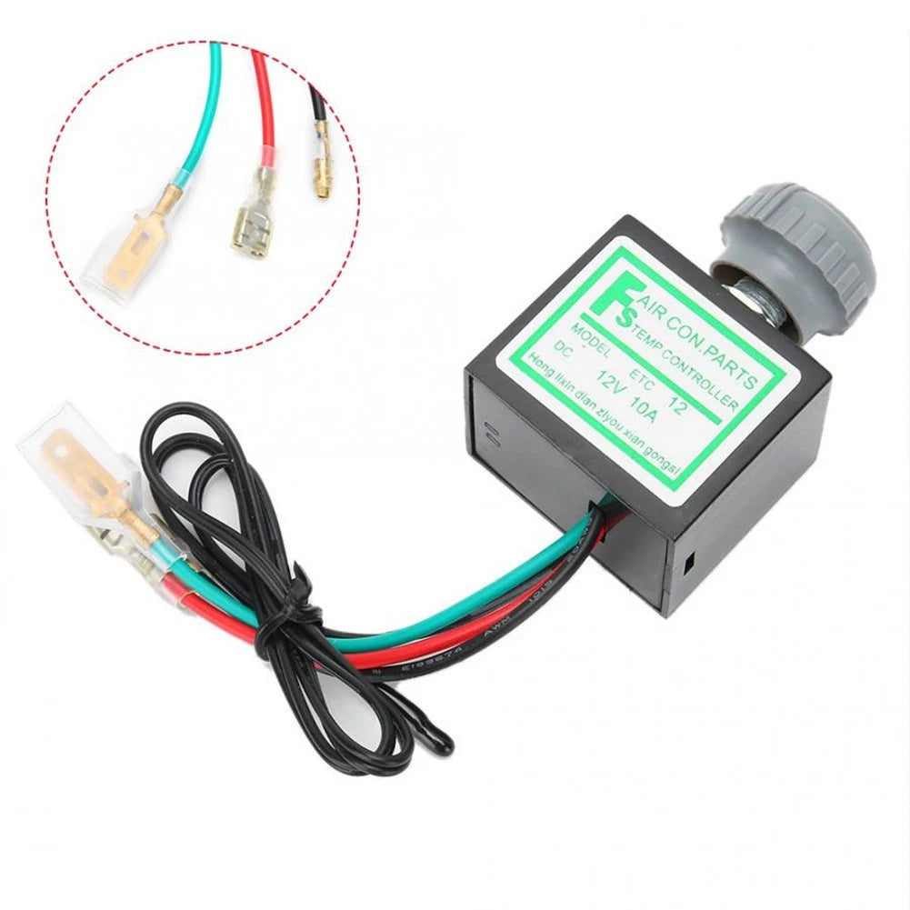 Electronic Thermostat for Car AC 12V Adjustable Switch