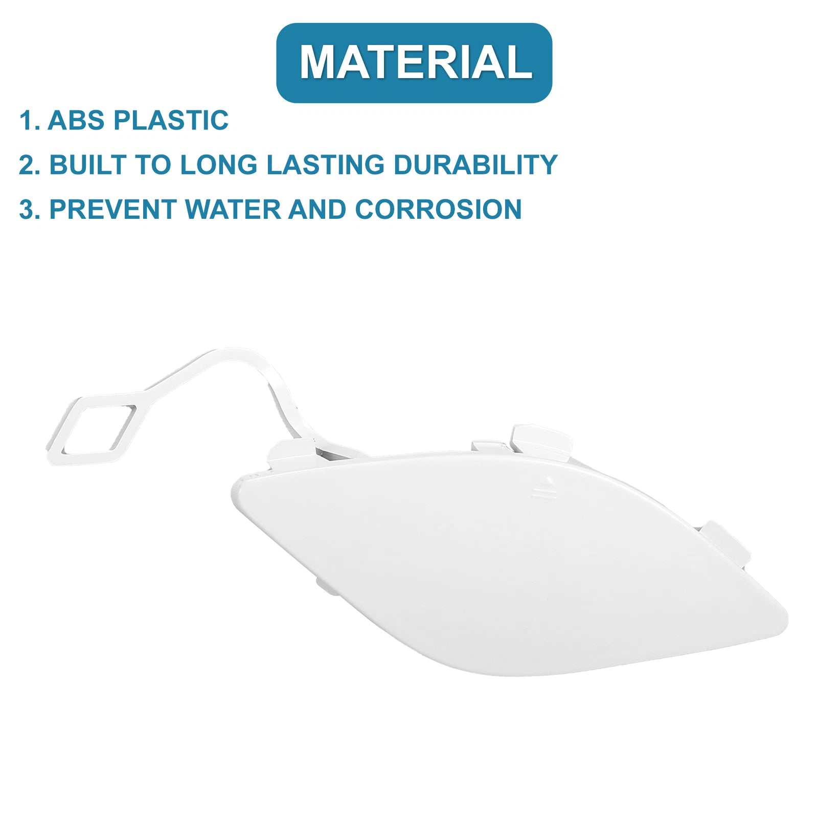 Tow Hook Cover for Mercedes-Benz E350 (2010–2013) White