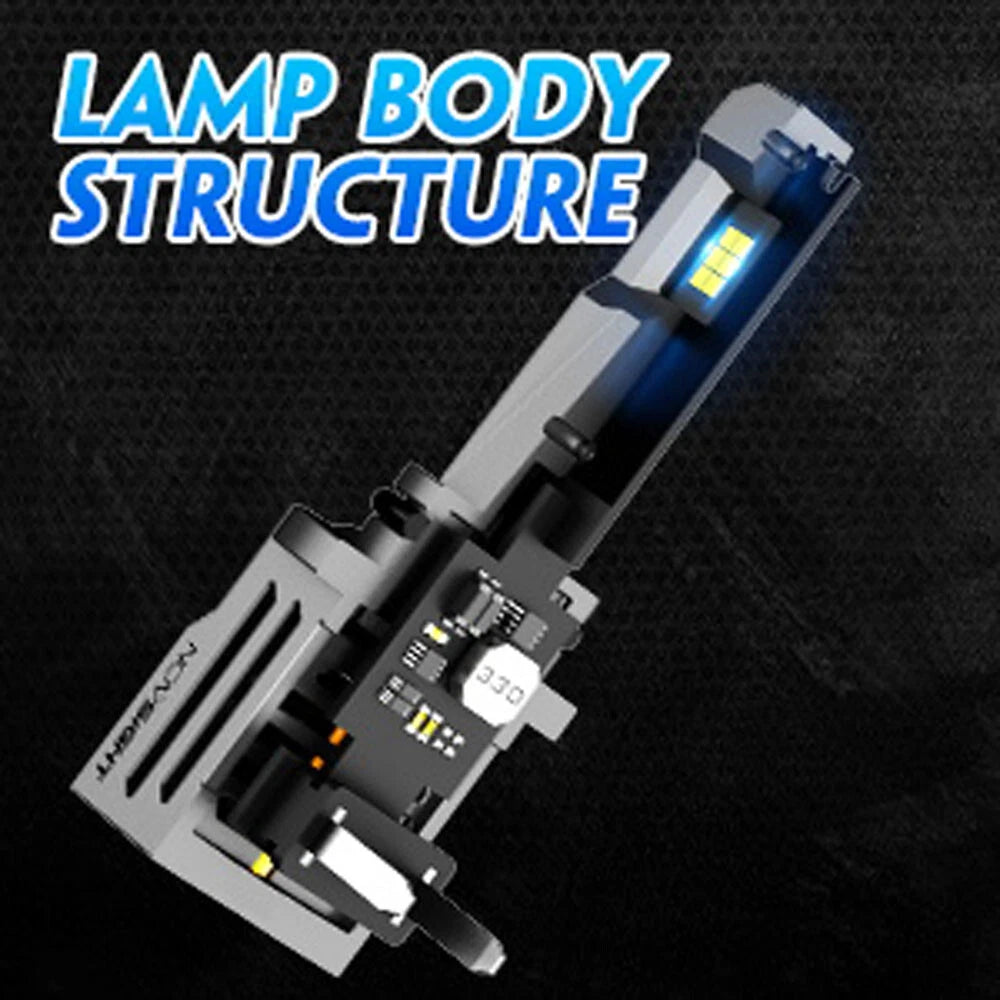 H11 9005 9006 H4 H13 LED Headlight Bulbs Kit for Universal Fit (Year Range)
