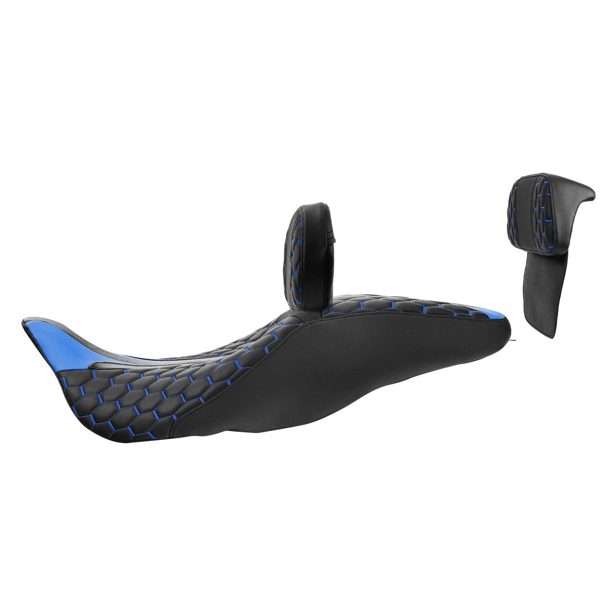 Seat & Backrest Pad for Harley Touring Street Glide (2014–2023)