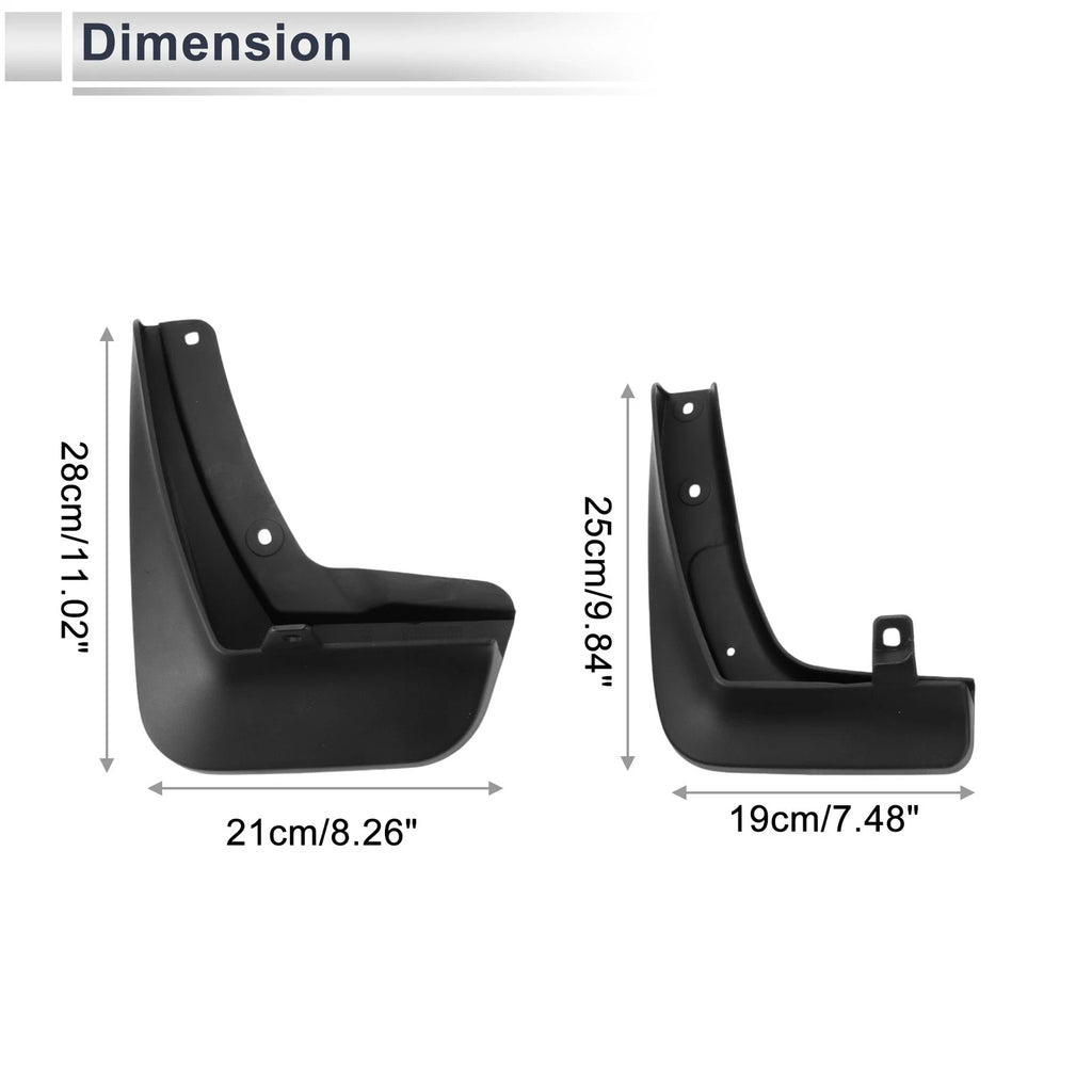Mud Flaps Splash Guards 1-Set Replacement Mud Guards for BMW 1 Series (2017–2022)