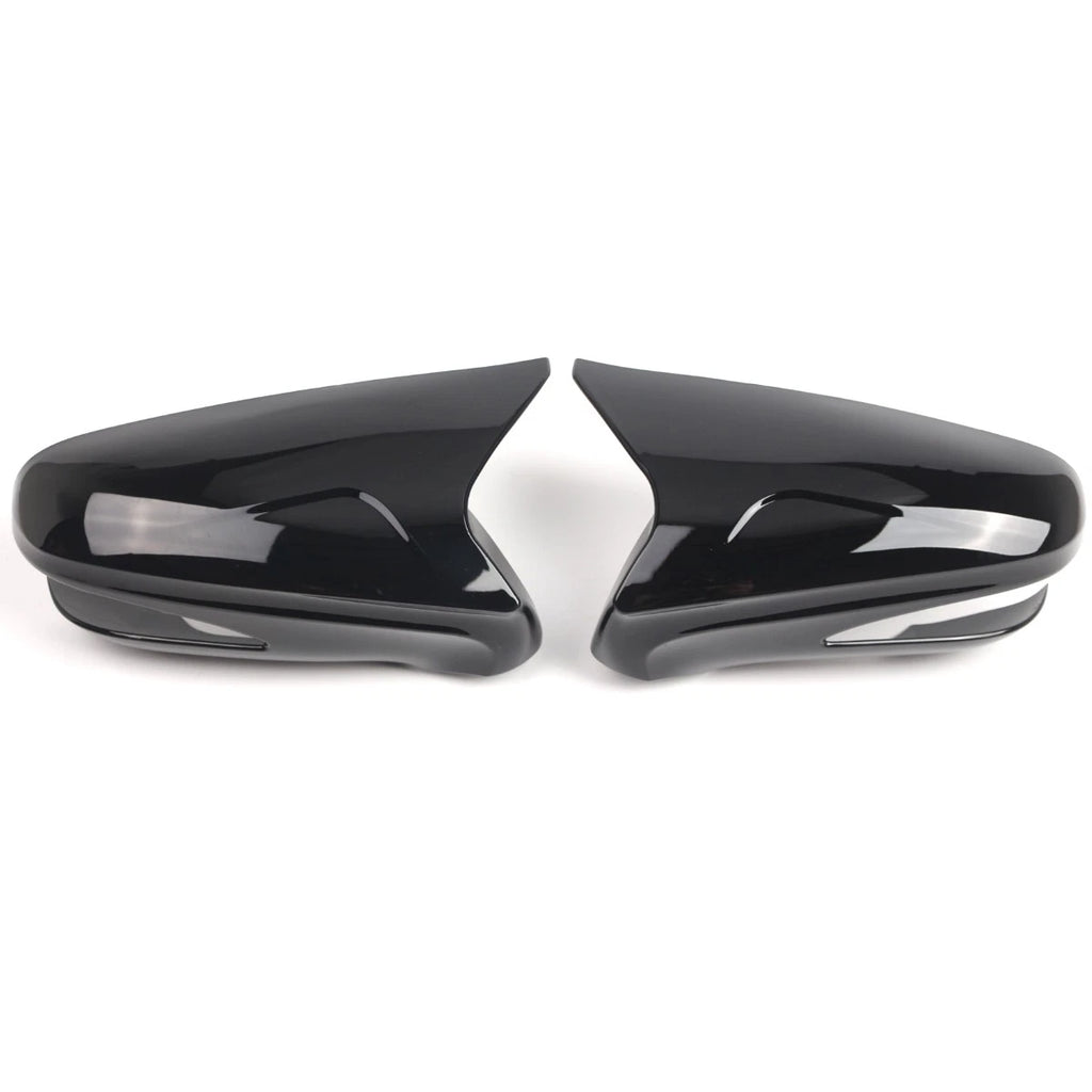 Pair Gloss Black Side Mirror Cap Covers for Lexus LS460 LS600h (2009–2012)
