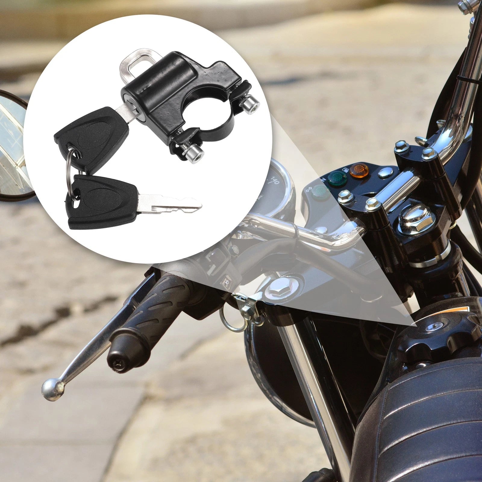 Helmet Lock Cable Replacement for Mini Motorcycle (2000–2020)