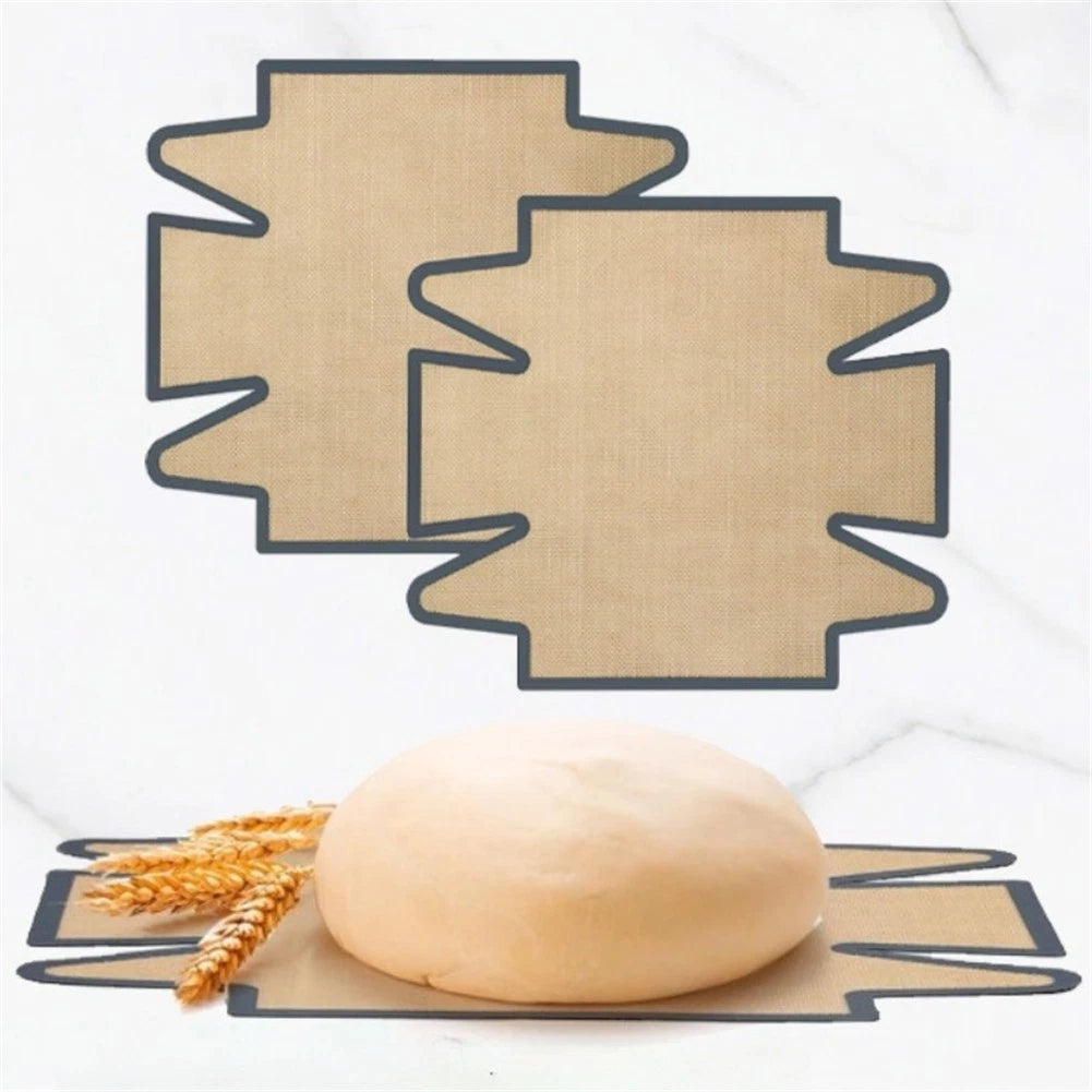 2 Silicone Baking Mats for Bread Loaf Pan Non-Stick Heat Resistant