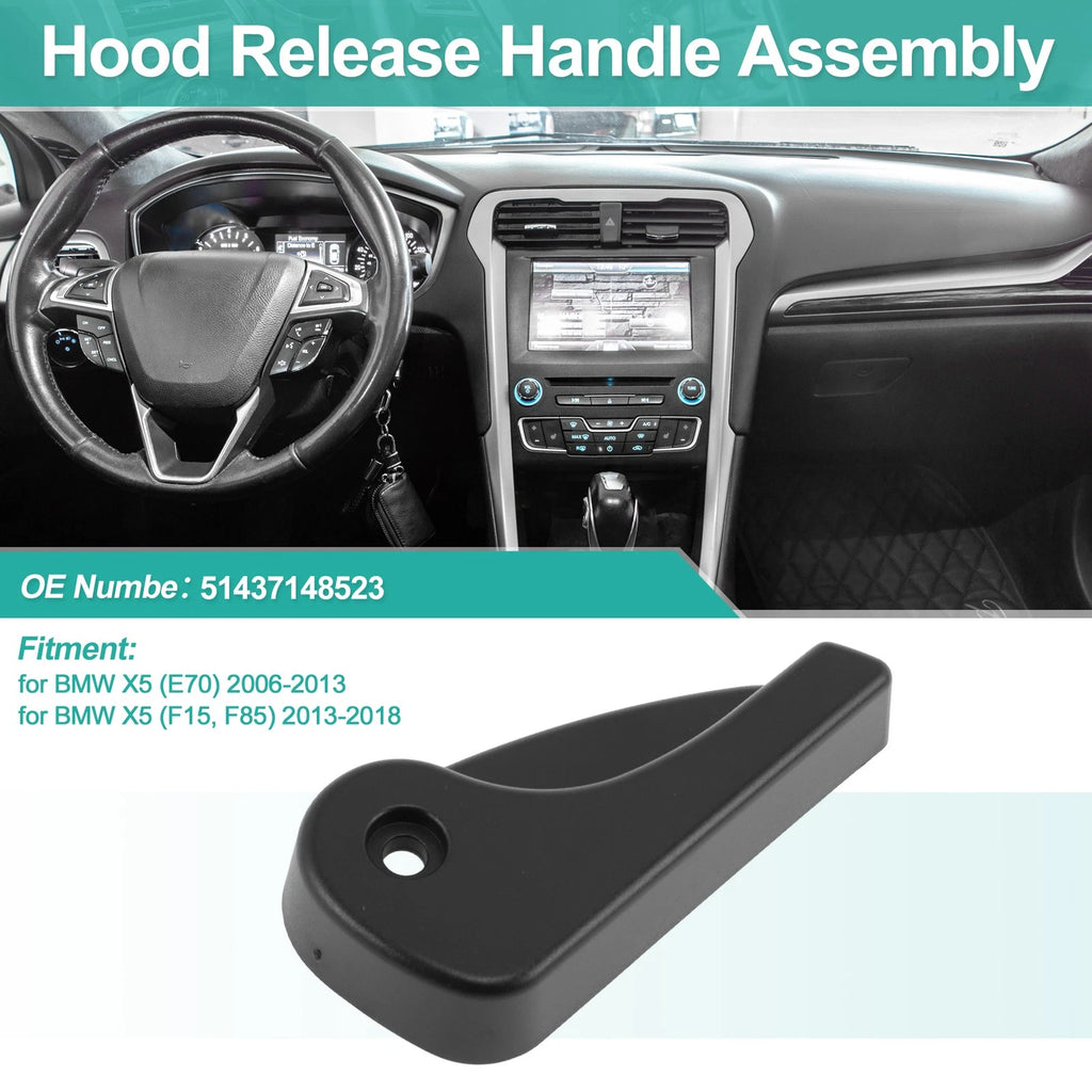 Hood Latch Release Handle Replacement for BMW X5 E70 (2007–2013)