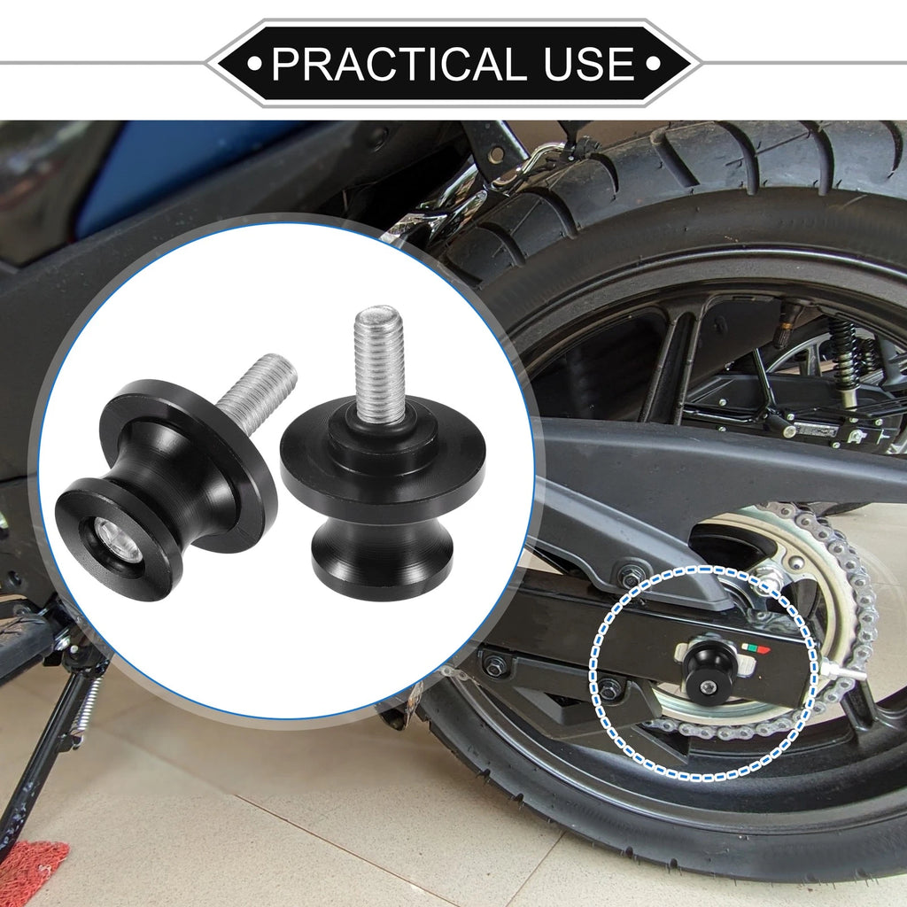 Motorbike Swingarm Spools CNC 8mm Pair for Universal (2000–2025)
