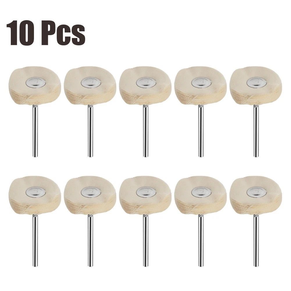 10pcs Cloth Polishing Wheel Buffing Pad for Rotary Tool Accessory