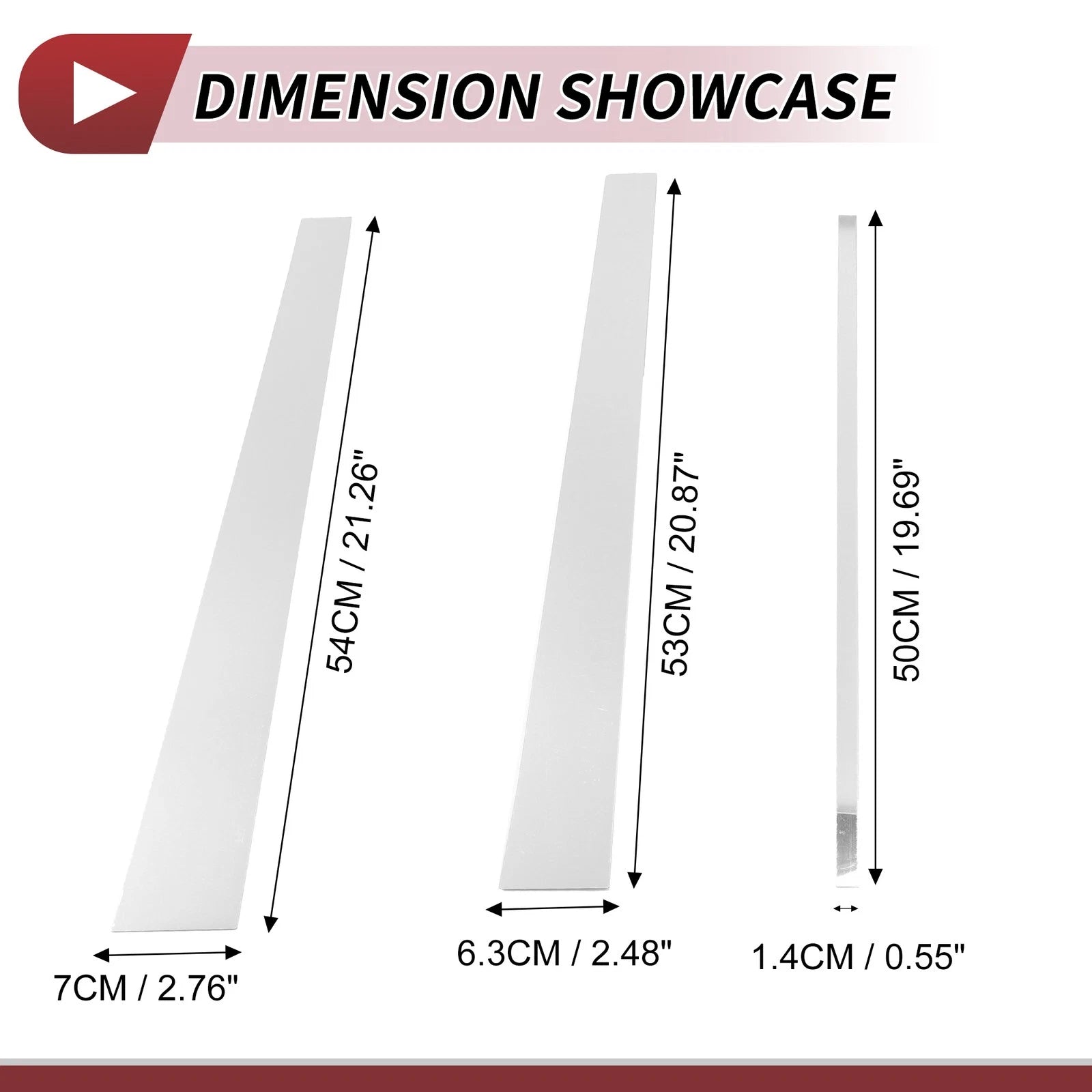 Door Pillar Window Trim Set 6 Pieces for Lexus LX (1998–2007) Chrome