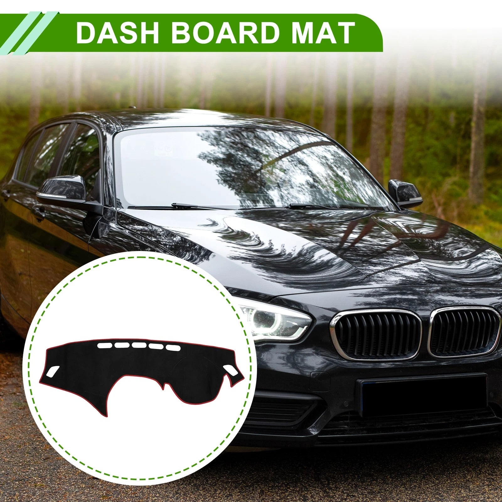 Dash Cover Mat Sun Protector Replacement for BMW 1 Series F20 2012-2017