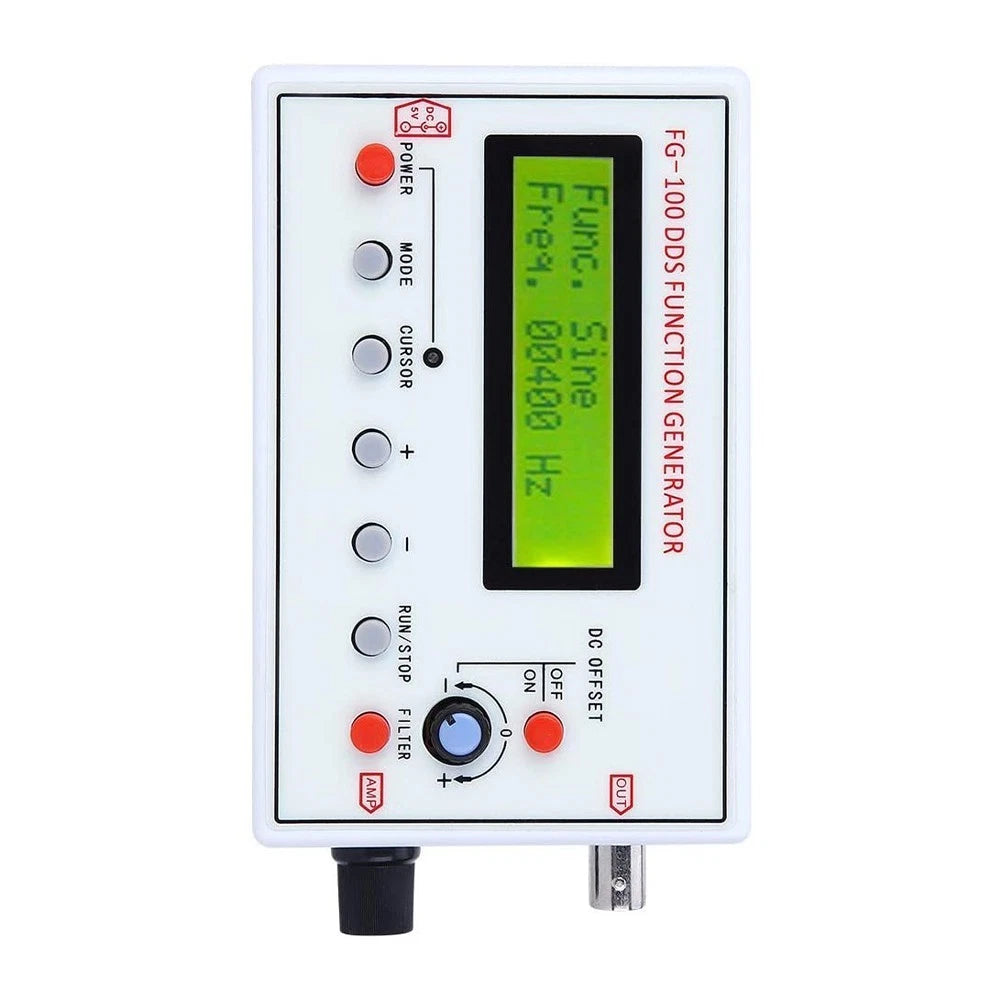 Portable DDS Function Signal Generator Frequency 1Hz-500KHz