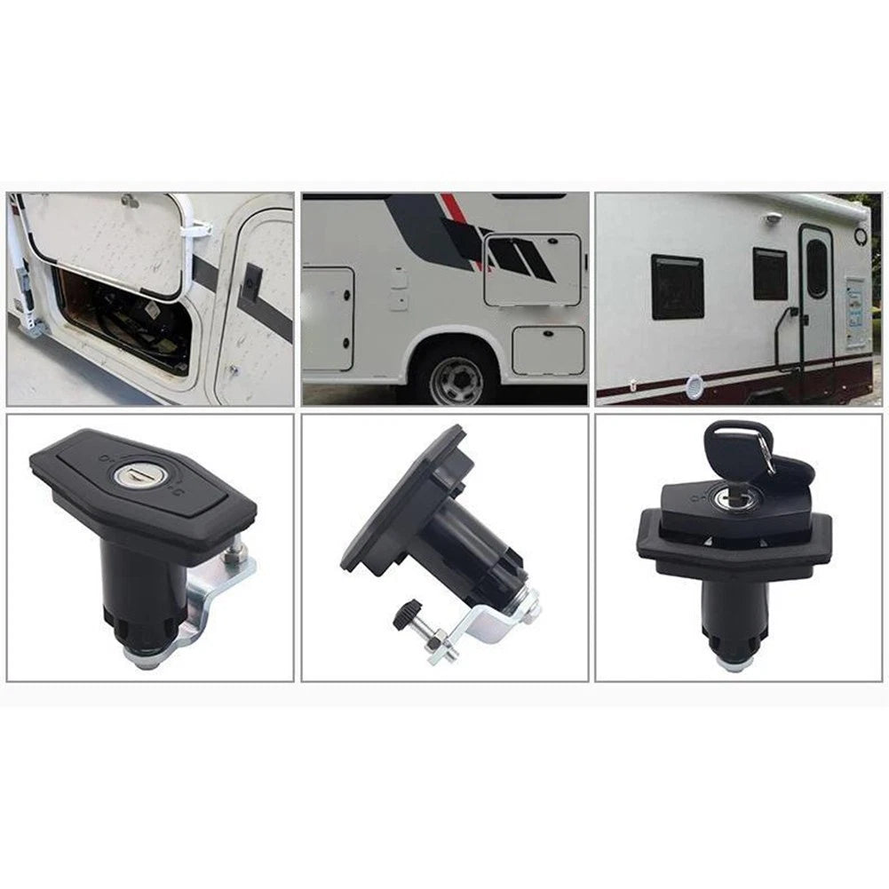 Compartment Door Lock with 2 Keys for RV and Caravan
