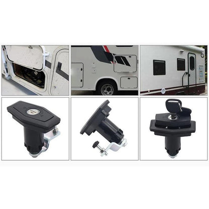 Compartment Door Lock with 2 Keys for RV and Caravan