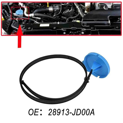 Windscreen Washer Cap for Nissan Qashqai (2007–2013) Blue ABS