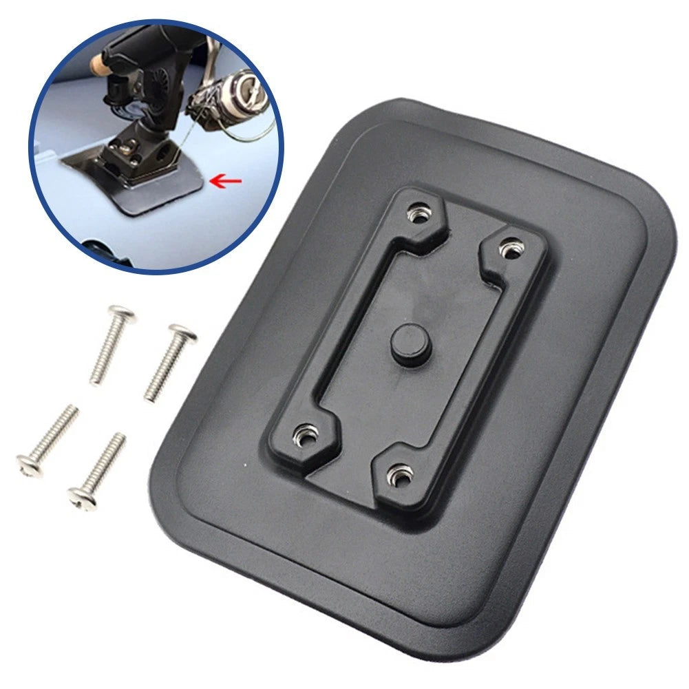 Secure fish finder bracket for inflatable and rubber boats