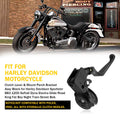 Clutch Lever Perch Clamp for Harley Softail Fat Boy Night Train Road King (–)